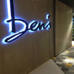 Signage Backlit Logo LED Letters With Soft Warm White Light