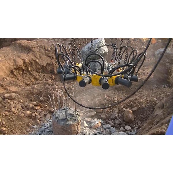 Quality Steel Casing Module Concrete Pile Breaker With 3 Times Special Heat Treatment Drill Rod Pile diameter 300~1050 mm wholesale