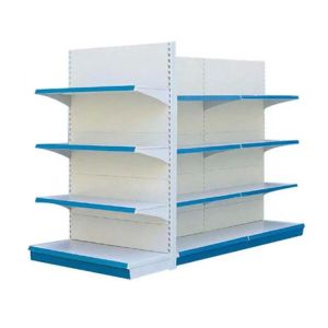 2023 New Shelves China Factory Customized Color Size Steel Double Side Rack for