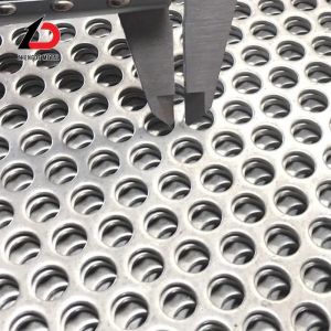 Small Round Hole Perforated Metal Mesh Decoration Aluminum Wire Mesh For