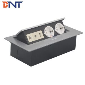 conceal style with EU standard power plug table pop up power outlet