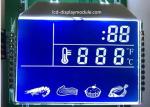 Blue Background HTN LCD Display , 7 Segment Kitchen LCD Segment Display