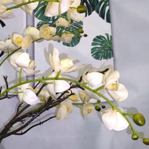 High Simulation 56cm Artificial Butterfly Orchid Flower Plant 6 Colors