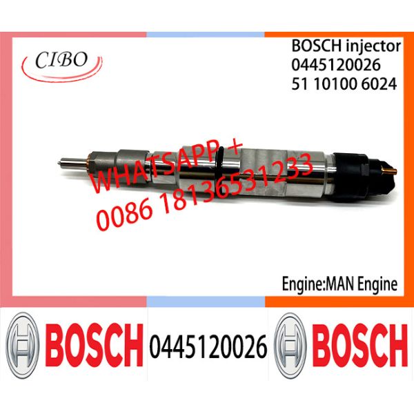 Quality BOSCH 0445120026 51101006024 Neutral Fuel Injector Assembly 0445120026 51101006024 For MAN wholesale