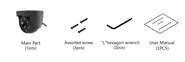 AHD Car Reversing Camera Ultra Wide Angle Night Vision Truck Side View Blind Spot Waterproof