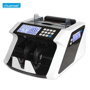 50 X 110mm Note Bill Counter Machines SGD Manual Infrared 900 Per Minute Pocket