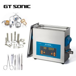China 150W 40KHz 6L Digital Ultrasonic Cleaner 1-99 Mins Timer With Stainless Steel Tank on sale
