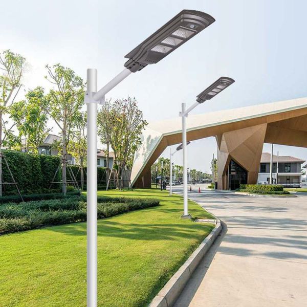 ABS Case All In One LED Solar Street Light With Lithium Iron Phosphate Battery
