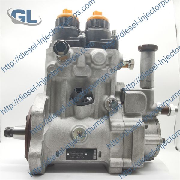 Quality CRS-HP0 Denso Fuel Injection Pump 094000-0581 For KOMATSU WA500-6 SAA6D140 6261-71-1111 wholesale
