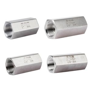 Female Thread 1/8 Non Return One Way Pneumatic Control Check Valve Customized