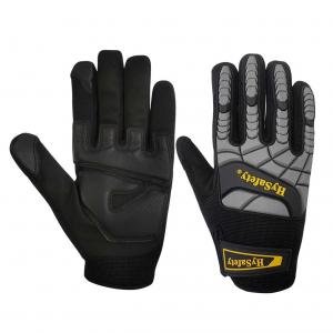 China TPR Knuckle Protection Gloves Heavy Duty Mechanic Gloves  Sport Gloves on sale