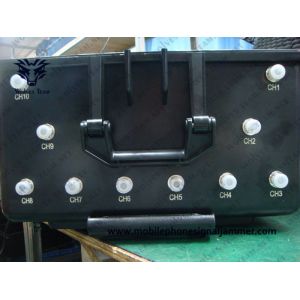 20 - 6000Mhz High Power Waterproof Vehicle Bomb Jammer RF WIFI GPS Cell Phone