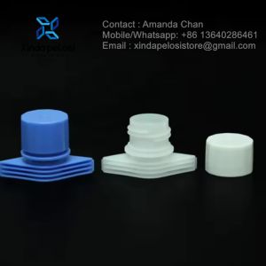 Custom Size Soft Food Packaging Spout Custom Plastic Screw Spout Cap