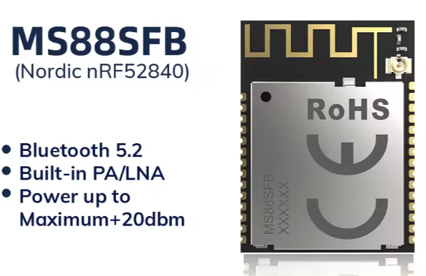 Nordic nRF52840 nRF21540 2.4GH PA LNA ANT Mesh 600M Long Range Bluetooth Ble 5.4