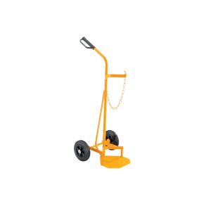 AC10 AC10-01 Steel Bottle Trolley Cylinder Handling Trolley With Solid Rubber
