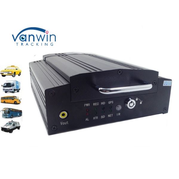 Quality G-sensor portable vehicle digital video recorder 4ch HDD DVR with CE / FCC wholesale