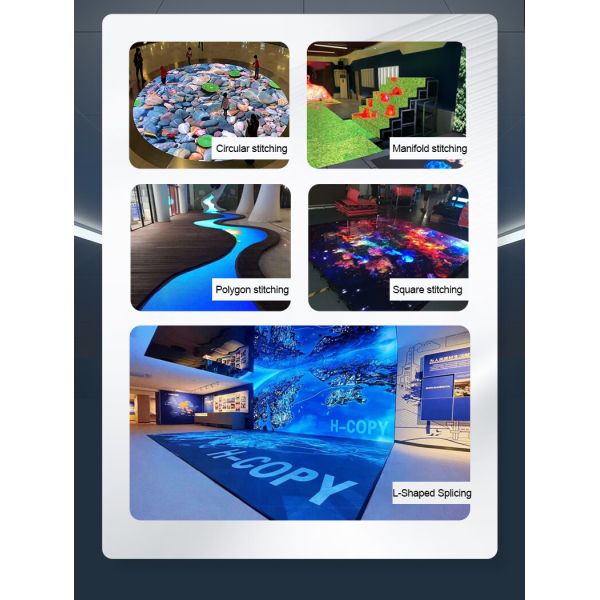 Large Indoor Floor Standing Stage Dancing Dynamic Display Panel Interactive Dance Floor LED Screen