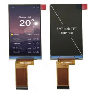 3.97 Inch LCD TFT Display Free Angle 480x800 Pixels GC9503 Custom TFT Display