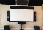 100-inch Pull-Down RManual Pull Down Projector Screens Universal Roll-Down