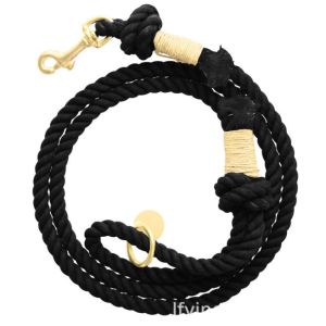 5 FT Handmade Braided Cotton Rope Dog Leash For Small Dogs And Cat