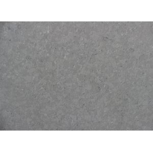 Polished Artificial Marble Look Quartz Stone Countertops Grey Cut To Size Quartz Slabs