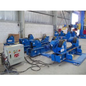 30 Tons Wind Tower Production Line Motorized Vessels Welding Rotator