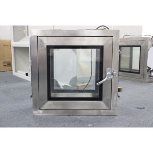 Electromagnetic Interlock 304 SUS Static Pass Through Box Zone Sterilization