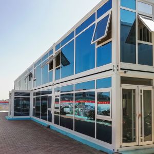 Customized Color Flat Pack Portable Container Home with Light Steel Structure