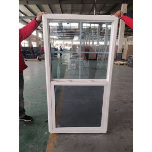 Buy cheap Tempered glass UPVC Single Hung Window For Cottage Double Glazed from wholesalers