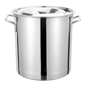 Large Capacity 304 Stainless Steel Soup Pot With Lid