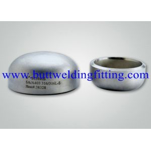 A403 WP317L /904L Stainless Steel Pipe Cap Tube End Caps Sch10s To Sch160 ASME