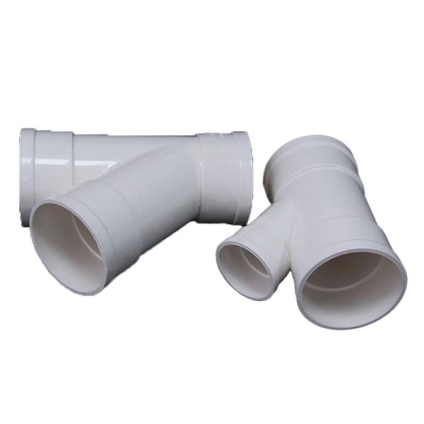 Elbow PVC Drainage Pipe Coupling Fittings 2.0mpa Skew Tee For Water