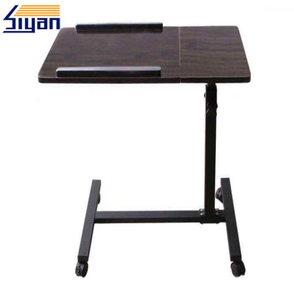 Quality Wooden Overbed Table Swivel Top For Hospital , Adjustable Dining Room Table Top wholesale