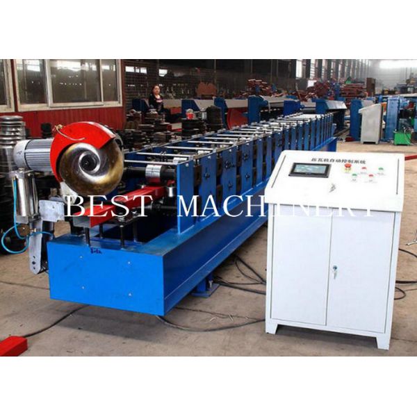 Round Shape Rainspout Downspout Roll Forming Machine 0.5mm Material PPGI and GI
