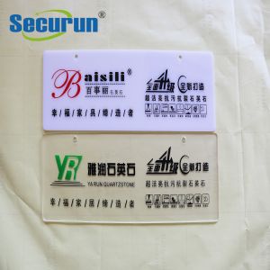 China Backlit Photoluminescent Signage Engraved Plastic Signs With UV Printing on sale