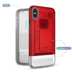 Color Transparent Polar Light PC TPU Protective Case Back Cover For Iphone7Plus