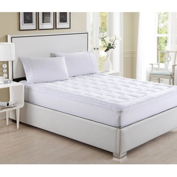 Quality Waterproof Cotton/Polyester Blend Mattress Protector - Fitted Sheet Style wholesale