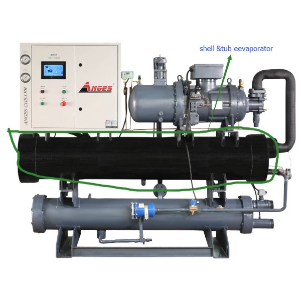 Quality 120 Ton Industrial Chiller Integrated System 120hp wholesale