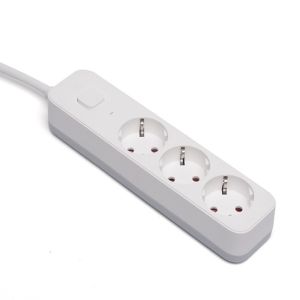 Cheap 3 outlet Germany Type Extension Socket With On/Off Switch for sale