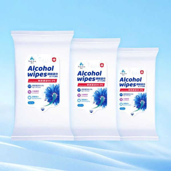 Portable Alcohol Disinfectant Wipes / Alcohol Hand Wipes Easy To Clean Large