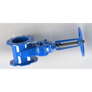 Rubber Wedge Rising Stem FBE Coated Water Gate Valve