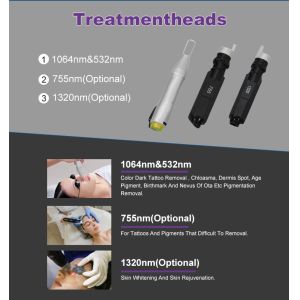 Portable Q Switched Pico Laser Machine 1064nm Tattoo Removal Beauty Device