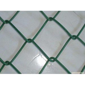 Iron 1.5m 4 Ft Green Chain Link Fence Galvanized Pvc Coated Vinyl Coated
