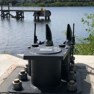 Quay Double Hook Quick Release Mooring Hook Towing Hook 100 Ton