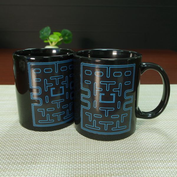 Quality Ceramic Pac Man Personalised Heat Sensitive Coffee Mug 300ml wholesale