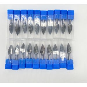 Ovel Type Point Tree Carbide Rotary File for Cutting Tooth File Processing