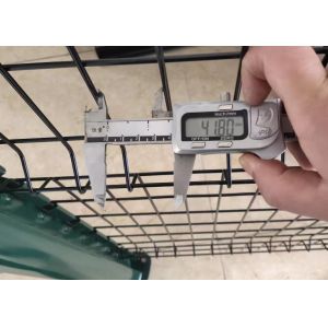 PVC Coated Frame Finishing and 3D Curved Wire Mesh Fence