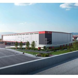 China Steel Structure Building With Sandwich Panel Steel Warehouse Construction on sale