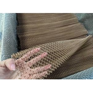 8mm Diamond hole 1.2mm Thickness Aluminium Chain Decoration Mesh Curtain