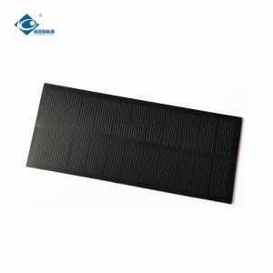 ZW-14060P Semi-filexable Solar Charger 5.5V PET Laminated Solar Panel 1.3W